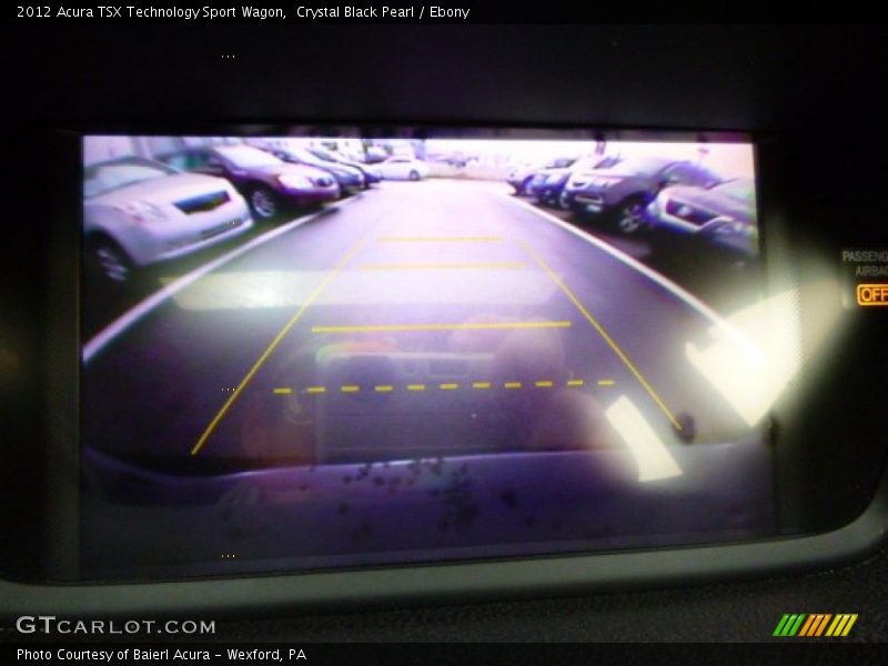 Crystal Black Pearl / Ebony 2012 Acura TSX Technology Sport Wagon