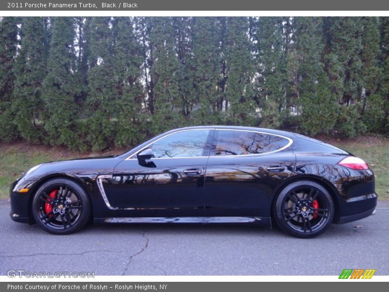 Black / Black 2011 Porsche Panamera Turbo