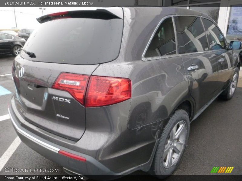 Polished Metal Metallic / Ebony 2010 Acura MDX