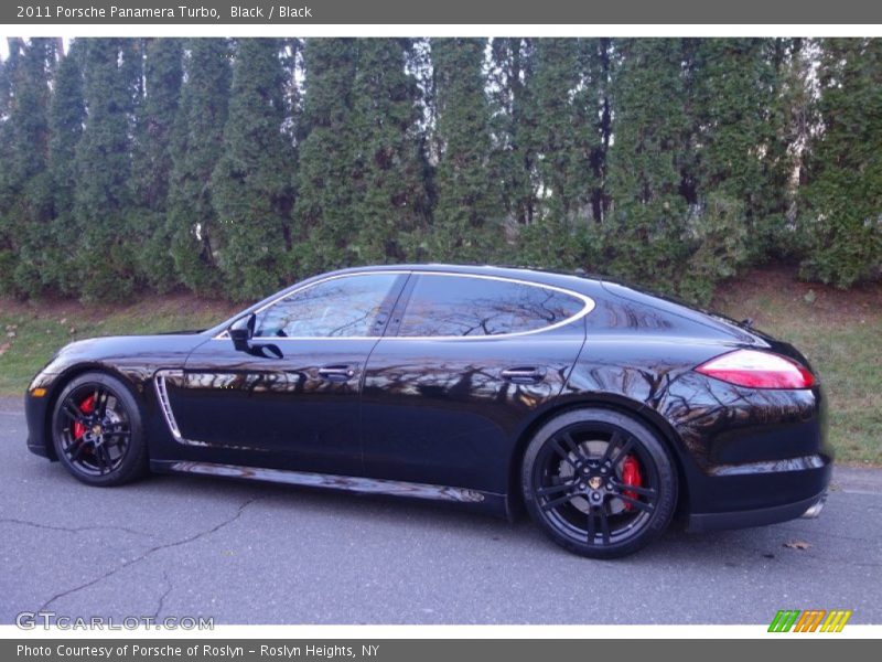 Black / Black 2011 Porsche Panamera Turbo