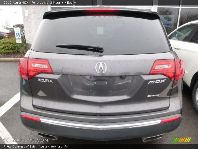 Polished Metal Metallic / Ebony 2010 Acura MDX