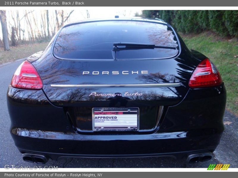 Black / Black 2011 Porsche Panamera Turbo