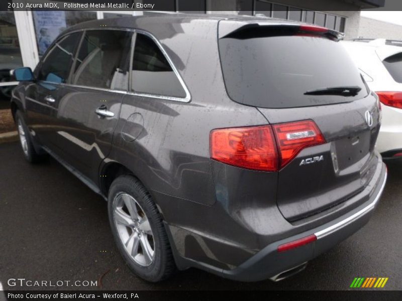 Polished Metal Metallic / Ebony 2010 Acura MDX