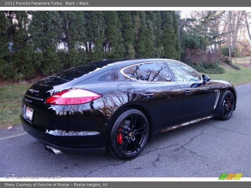 Black / Black 2011 Porsche Panamera Turbo