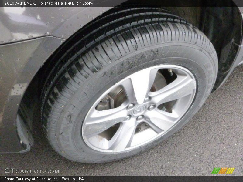 Polished Metal Metallic / Ebony 2010 Acura MDX