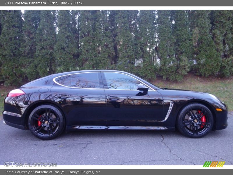 Black / Black 2011 Porsche Panamera Turbo
