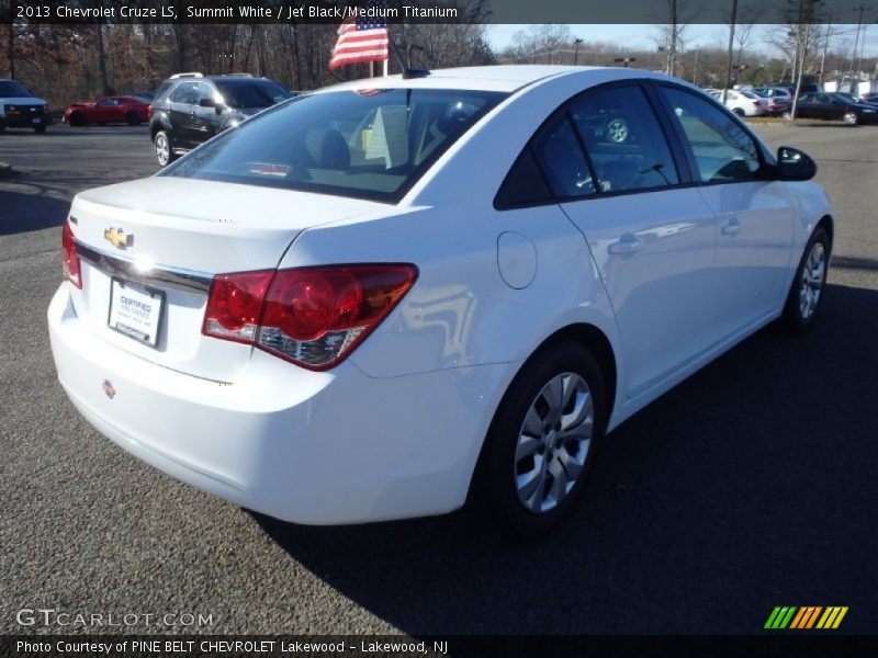 Summit White / Jet Black/Medium Titanium 2013 Chevrolet Cruze LS