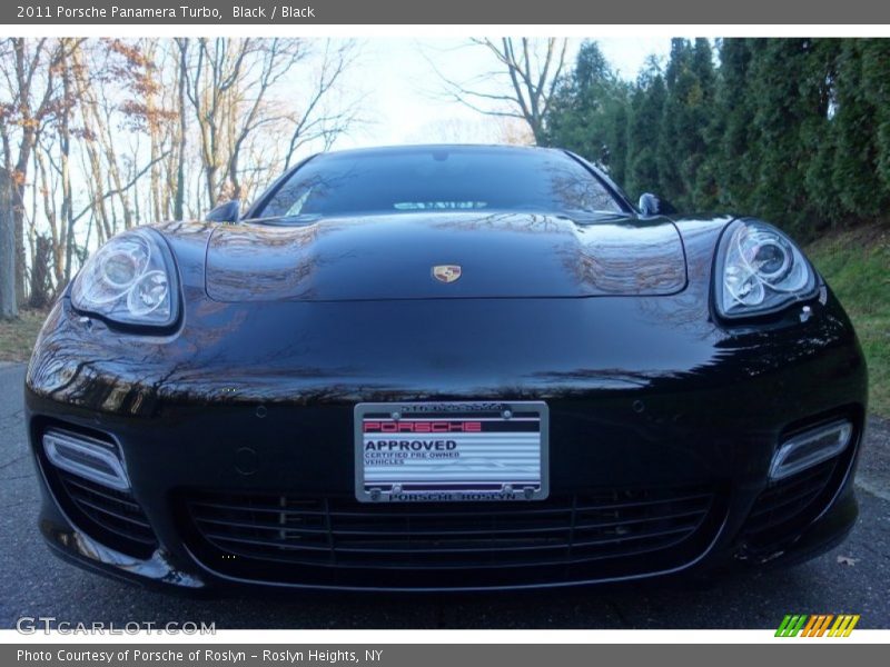 Black / Black 2011 Porsche Panamera Turbo