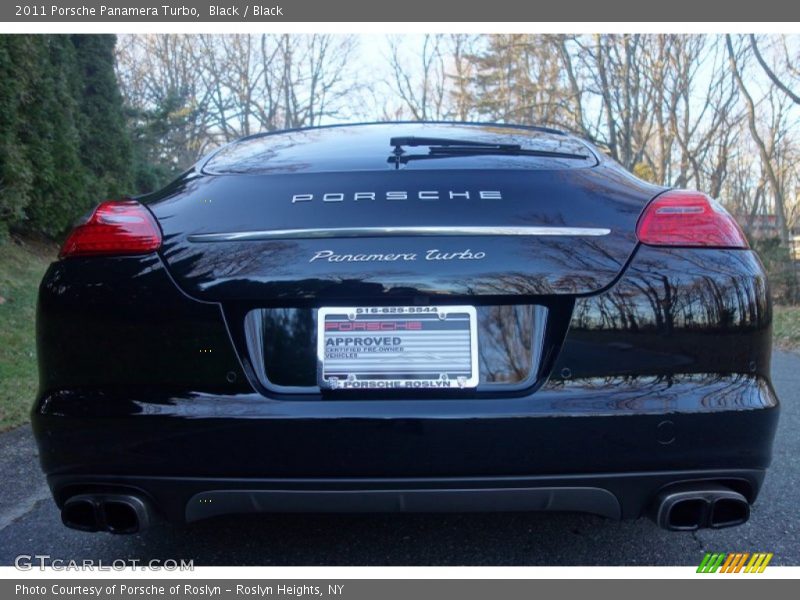 Black / Black 2011 Porsche Panamera Turbo