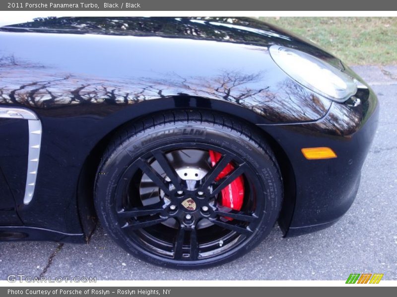 Black / Black 2011 Porsche Panamera Turbo