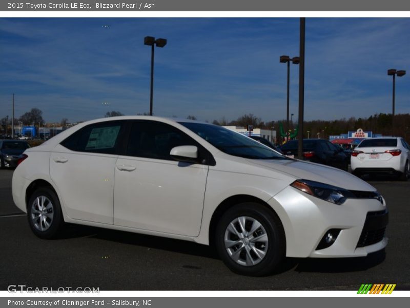 Blizzard Pearl / Ash 2015 Toyota Corolla LE Eco