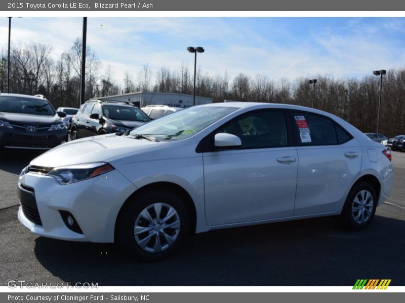 Blizzard Pearl / Ash 2015 Toyota Corolla LE Eco