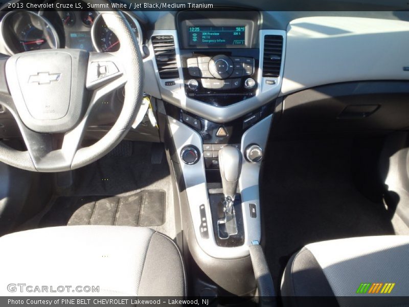 Summit White / Jet Black/Medium Titanium 2013 Chevrolet Cruze LS