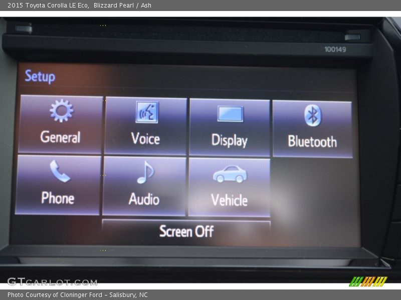 Blizzard Pearl / Ash 2015 Toyota Corolla LE Eco