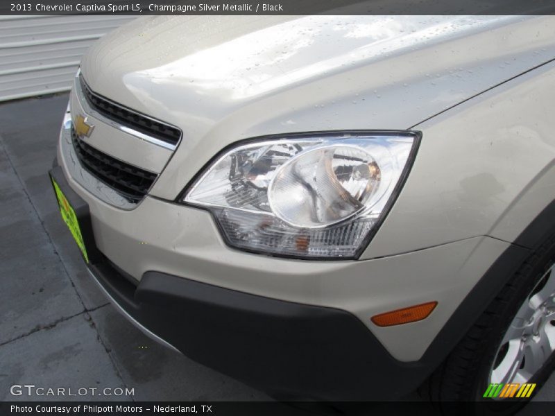 Champagne Silver Metallic / Black 2013 Chevrolet Captiva Sport LS