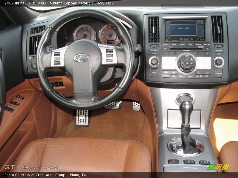 Autumn Copper Metallic / Brick/Black 2007 Infiniti FX 35 AWD
