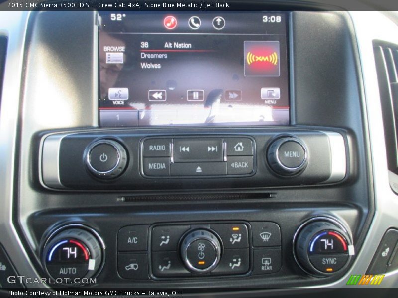 Controls of 2015 Sierra 3500HD SLT Crew Cab 4x4