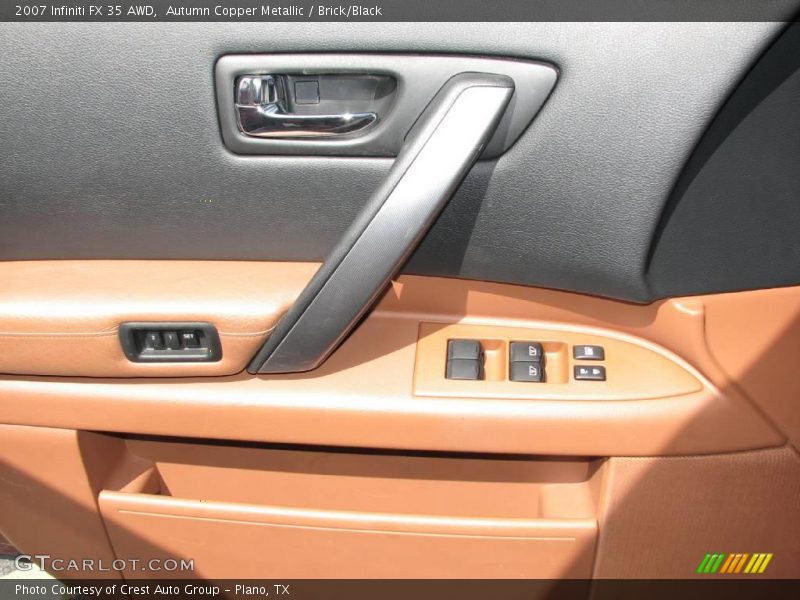 Autumn Copper Metallic / Brick/Black 2007 Infiniti FX 35 AWD