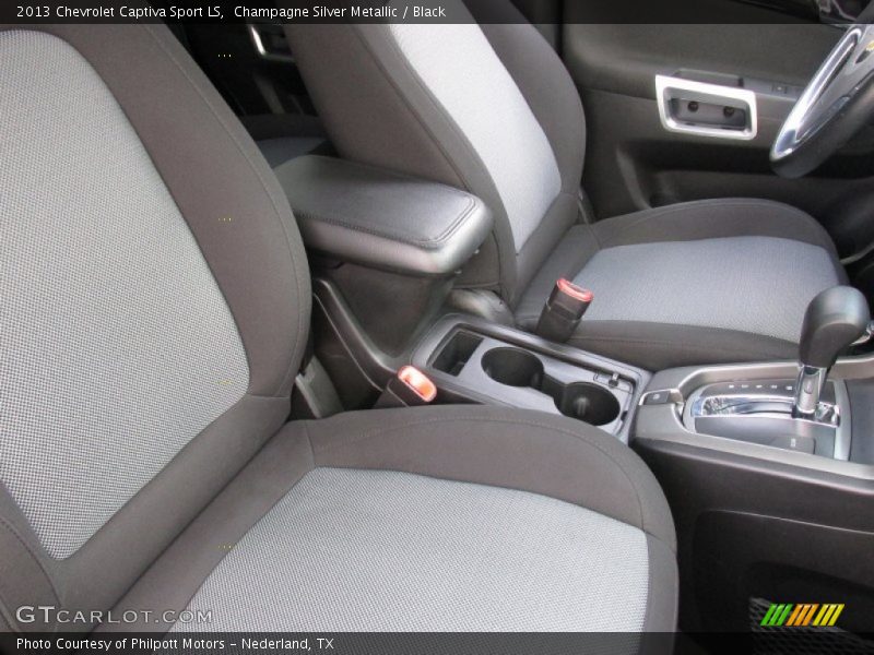 Champagne Silver Metallic / Black 2013 Chevrolet Captiva Sport LS