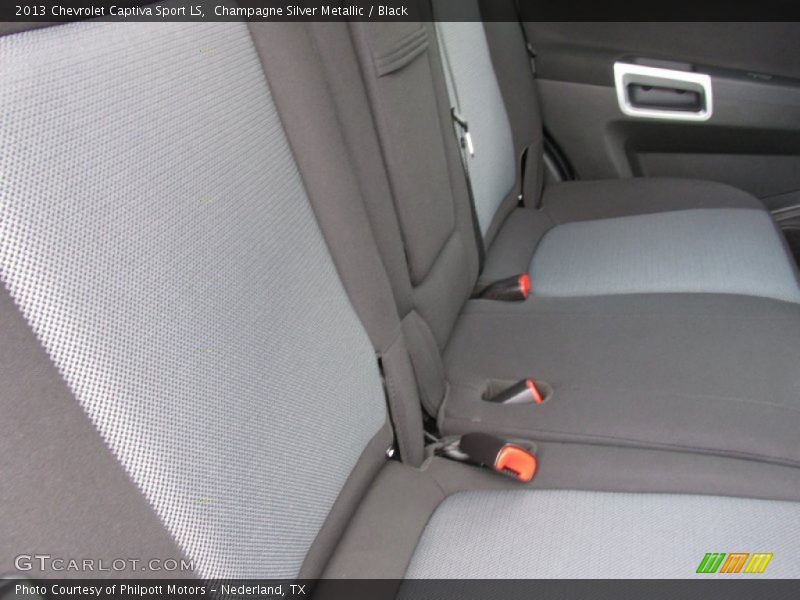 Champagne Silver Metallic / Black 2013 Chevrolet Captiva Sport LS