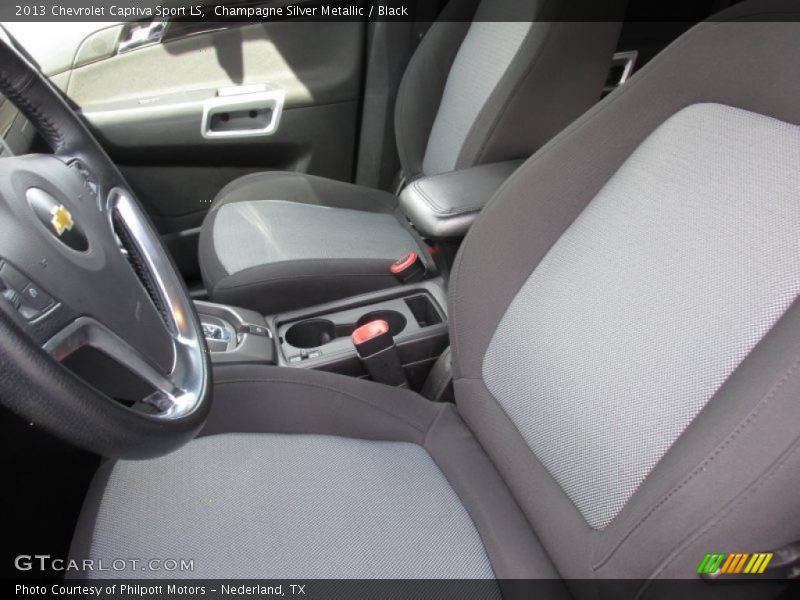 Champagne Silver Metallic / Black 2013 Chevrolet Captiva Sport LS