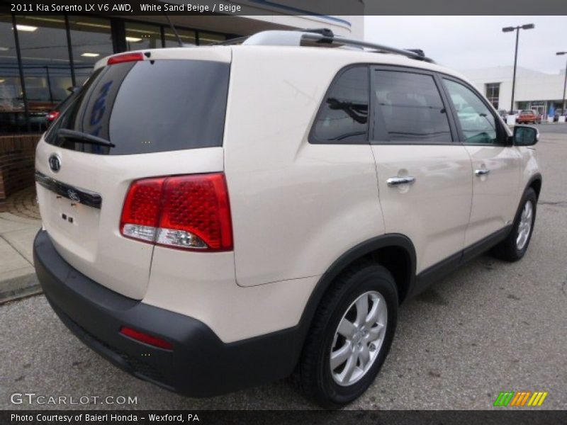 2011 Sorento LX V6 AWD White Sand Beige
