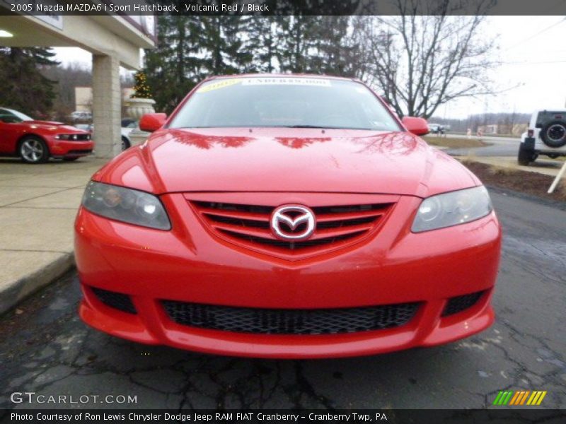 Volcanic Red / Black 2005 Mazda MAZDA6 i Sport Hatchback