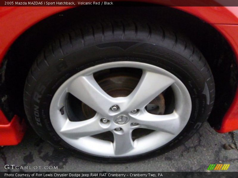 Volcanic Red / Black 2005 Mazda MAZDA6 i Sport Hatchback