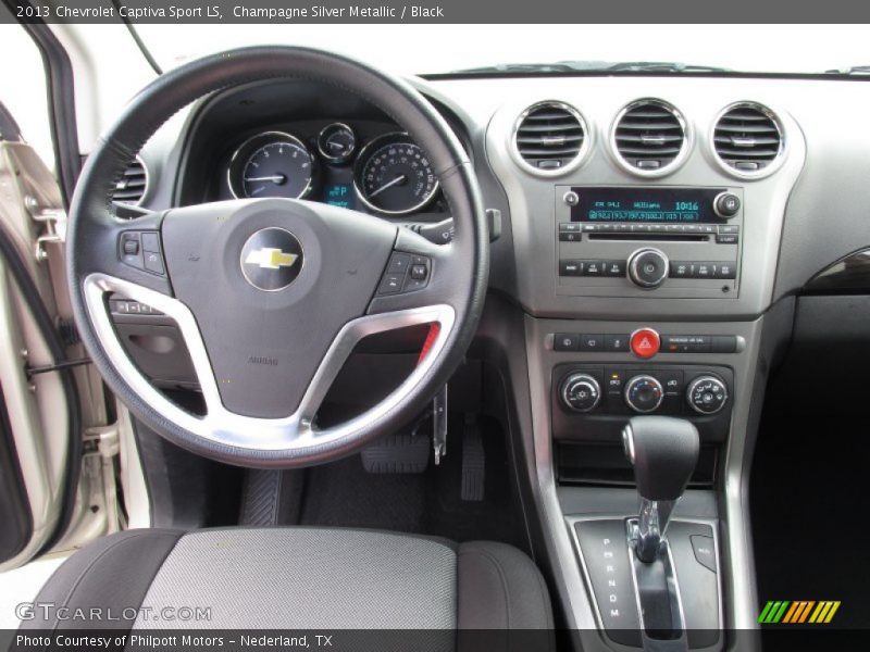 Champagne Silver Metallic / Black 2013 Chevrolet Captiva Sport LS