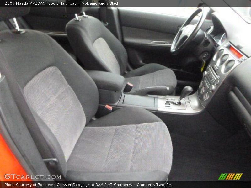 Volcanic Red / Black 2005 Mazda MAZDA6 i Sport Hatchback