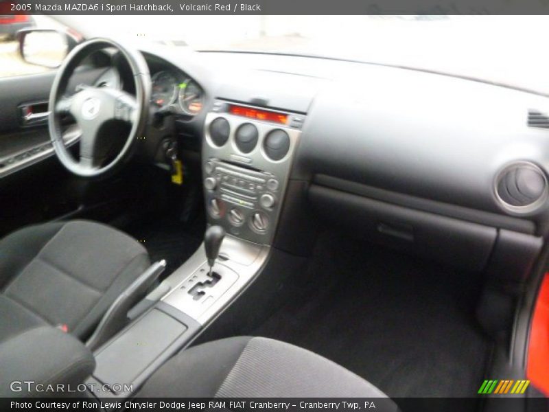 Volcanic Red / Black 2005 Mazda MAZDA6 i Sport Hatchback