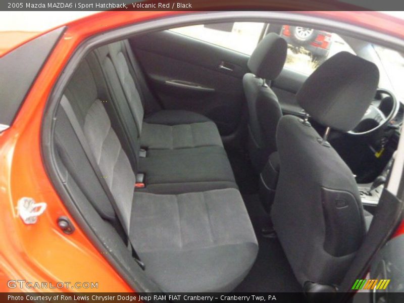 Volcanic Red / Black 2005 Mazda MAZDA6 i Sport Hatchback