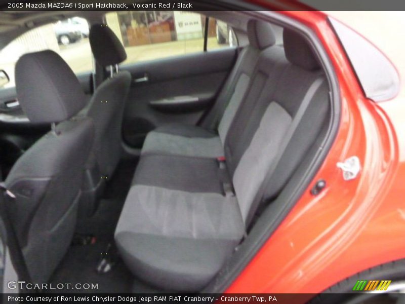 Volcanic Red / Black 2005 Mazda MAZDA6 i Sport Hatchback