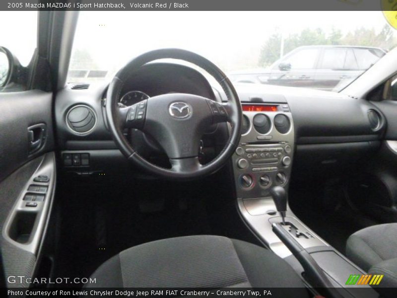 Volcanic Red / Black 2005 Mazda MAZDA6 i Sport Hatchback