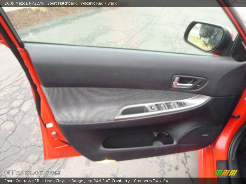 Volcanic Red / Black 2005 Mazda MAZDA6 i Sport Hatchback