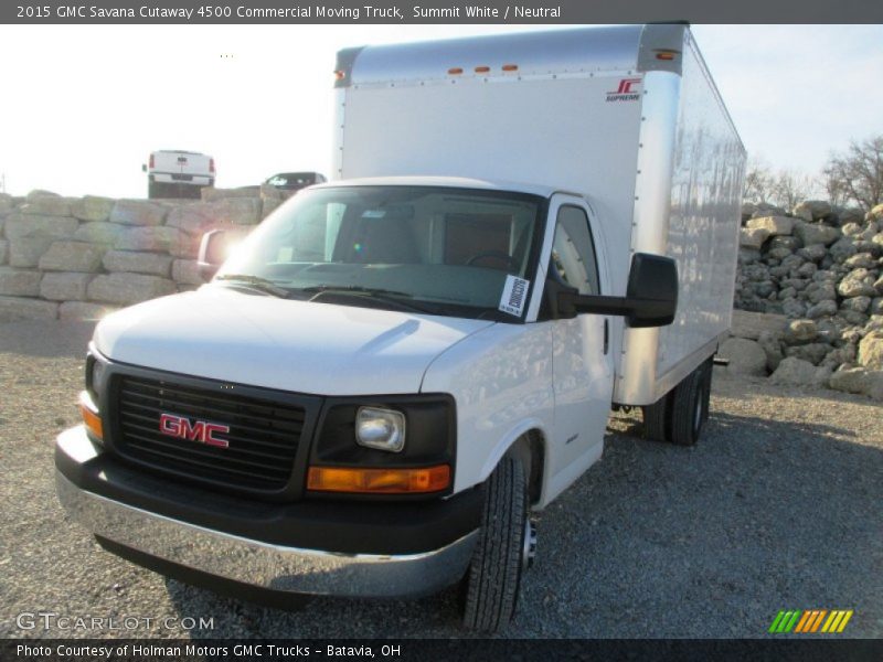 Summit White / Neutral 2015 GMC Savana Cutaway 4500 Commercial Moving Truck