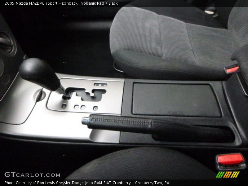 Volcanic Red / Black 2005 Mazda MAZDA6 i Sport Hatchback