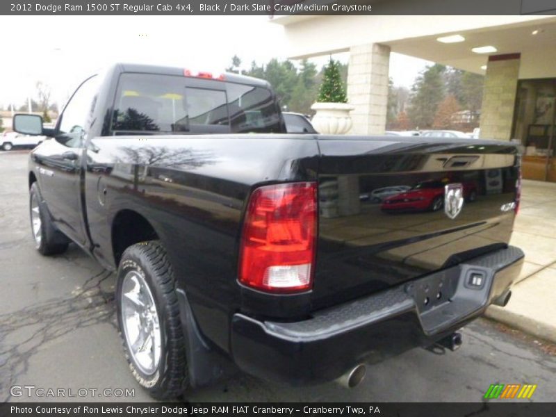 Black / Dark Slate Gray/Medium Graystone 2012 Dodge Ram 1500 ST Regular Cab 4x4