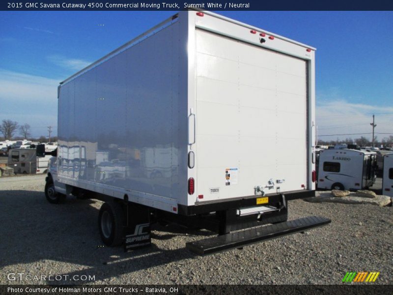 Summit White / Neutral 2015 GMC Savana Cutaway 4500 Commercial Moving Truck
