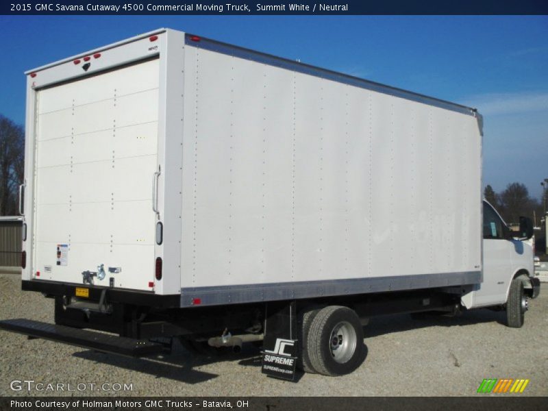 Summit White / Neutral 2015 GMC Savana Cutaway 4500 Commercial Moving Truck