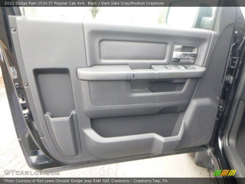 Black / Dark Slate Gray/Medium Graystone 2012 Dodge Ram 1500 ST Regular Cab 4x4