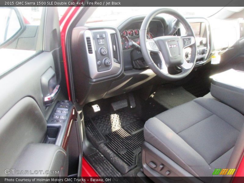 Fire Red / Jet Black 2015 GMC Sierra 1500 SLE Double Cab 4x4