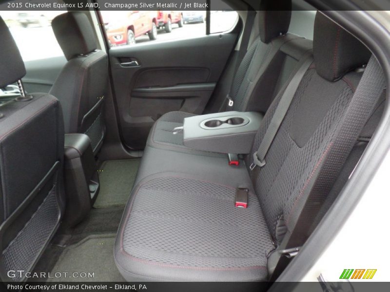 Champagne Silver Metallic / Jet Black 2015 Chevrolet Equinox LS AWD