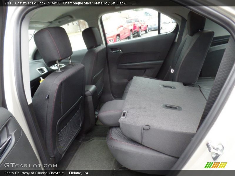 Champagne Silver Metallic / Jet Black 2015 Chevrolet Equinox LS AWD