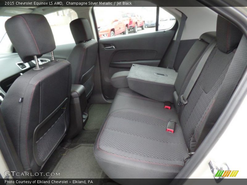 Champagne Silver Metallic / Jet Black 2015 Chevrolet Equinox LS AWD