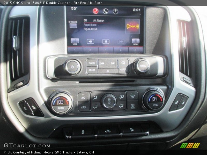 Fire Red / Jet Black 2015 GMC Sierra 1500 SLE Double Cab 4x4