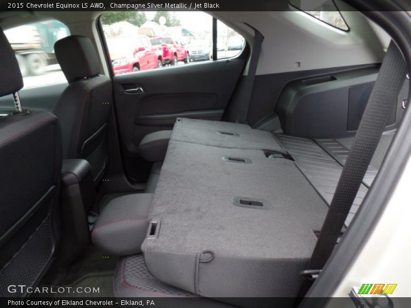 Champagne Silver Metallic / Jet Black 2015 Chevrolet Equinox LS AWD