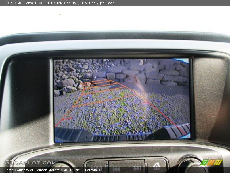 Fire Red / Jet Black 2015 GMC Sierra 1500 SLE Double Cab 4x4