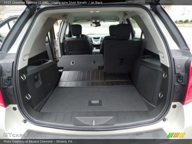 Champagne Silver Metallic / Jet Black 2015 Chevrolet Equinox LS AWD