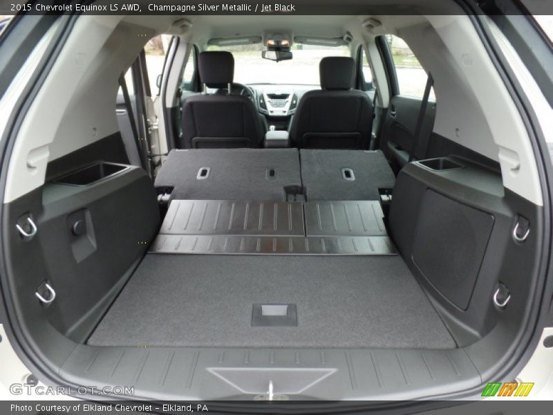 Champagne Silver Metallic / Jet Black 2015 Chevrolet Equinox LS AWD